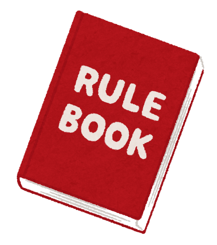 RULE BOOK（ルールブック）のイラスト