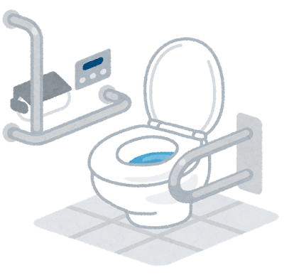 多機能トイレのイラスト